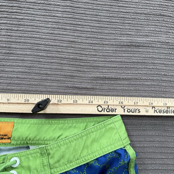 Paul Frank Board Shorts Men 32 Blue Green Polyester Drawstring Beach Weekend. - Picture 5 of 8